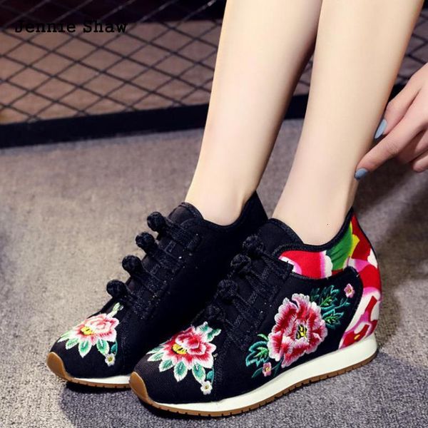 pano aumentado flor feminina bordado senhoras chinesas conforto casual tecido de brim rendas at tnis sapatos, Black
pano aumentado flor feminina bordado senhoras chinesas conforto casual tecido de brim rendas at tnis sapatos, Black
