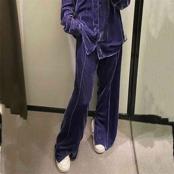 spring and autumn women's casual solid color high-waist velvet loose straight-leg pants 210430, Black;white
spring and autumn women's casual solid color high-waist velvet loose straight-leg pants 210430, Black;white