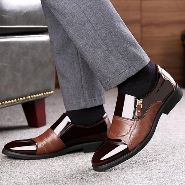 men dress shoes retro design classic business formal pointed toe leather man oxford mocassin homme, Black
men dress shoes retro design classic business formal pointed toe leather man oxford mocassin homme, Black