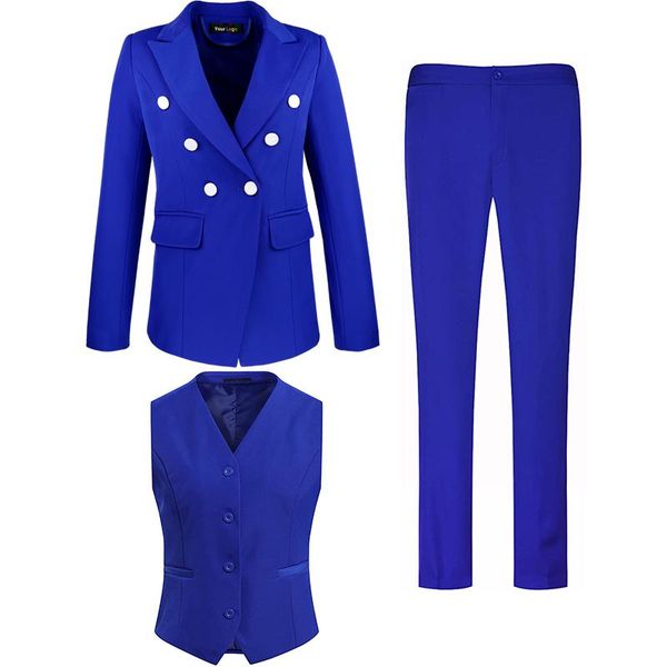 lenshin plus size three-piece suit set smooth fabric high-quality office lady women pant formal blazer vest trouser women's two piece p, White
lenshin plus size three-piece suit set smooth fabric high-quality office lady women pant formal blazer vest trouser women's two piece p, White