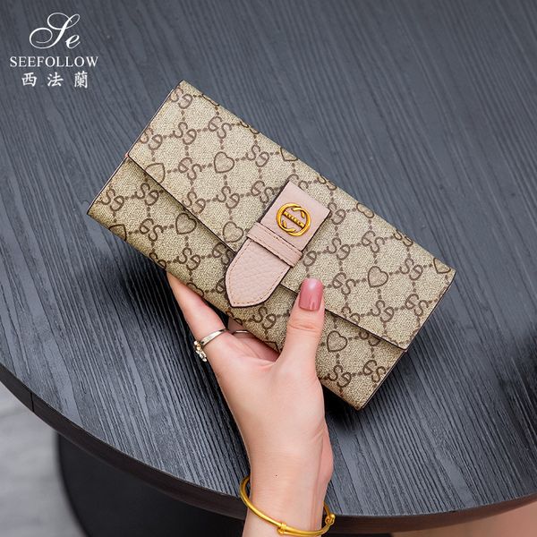 wallet 2021 fashion multifunctional women's long simple and atmospheric leather handbag, Red;black
wallet 2021 fashion multifunctional women's long simple and atmospheric leather handbag, Red;black