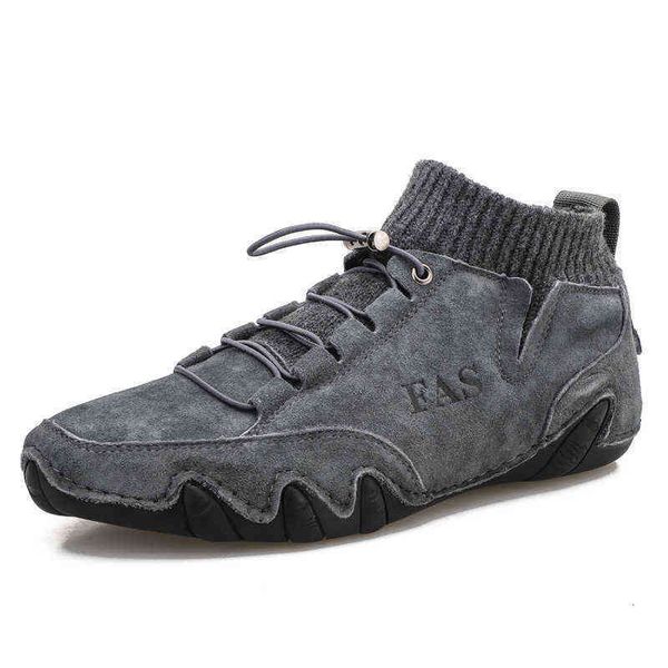 large ocs bean shoes high socks 2021 martin boots men's trendy casual