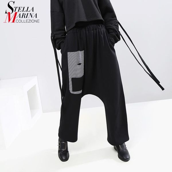 women's pants & capris * 2021 korean style women winter black long sweat harem pocket elastic waist ladies casual sweatpants trousers 5, Black;white
women's pants & capris * 2021 korean style women winter black long sweat harem pocket elastic waist ladies casual sweatpants trousers 5, Black;white