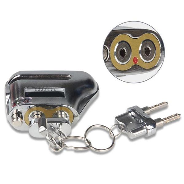 practical disc brake lock universal anti theft durable scooter padlock key security dual core protect fixed motorcycle sturdy protection
practical disc brake lock universal anti theft durable scooter padlock key security dual core protect fixed motorcycle sturdy protection