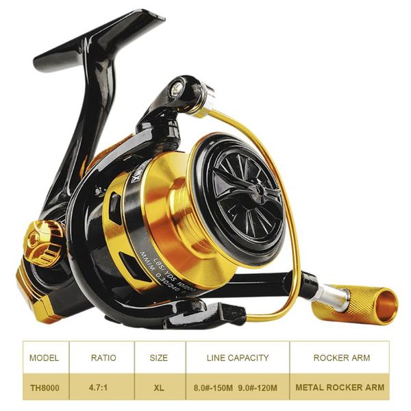 baitcasting reels 1pc th2000-8000 metal fishing spinning spool 10kg max drag 5.2:1 high speed carp saltwater reel
baitcasting reels 1pc th2000-8000 metal fishing spinning spool 10kg max drag 5.2:1 high speed carp saltwater reel