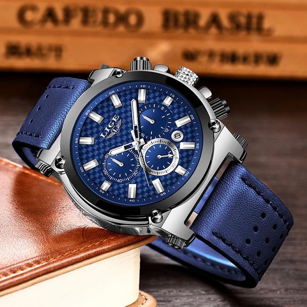 watch for man lige mens watches casual leather men waterproof quartz clock male sport hronograph wristwatches, Slivery;brown
watch for man lige mens watches casual leather men waterproof quartz clock male sport hronograph wristwatches, Slivery;brown