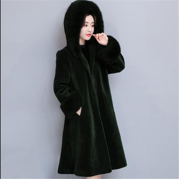 new fashion fur collar loose jacket women faux plus size coat female warm winter parka women's clothing, Black
new fashion fur collar loose jacket women faux plus size coat female warm winter parka women's clothing, Black