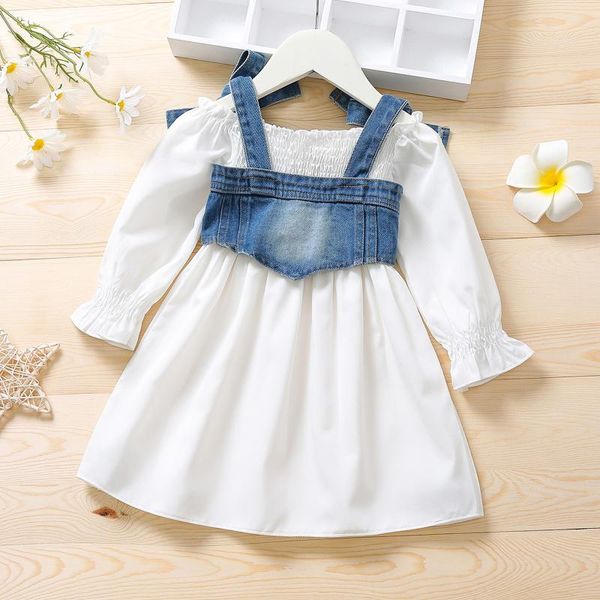 girl's dresses 2pcs fashion kids girls autumn outfits solid color off-shoulder lantern sleeves dress+denim strappy vest for, Red;yellow
girl's dresses 2pcs fashion kids girls autumn outfits solid color off-shoulder lantern sleeves dress+denim strappy vest for, Red;yellow