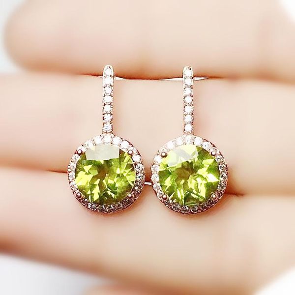 stud natural real peridot or z round earring 8*8mm 2.5ct*2pcs gemstone 925 sterling silver per jewelry fine x21676, Golden;silver
stud natural real peridot or z round earring 8*8mm 2.5ct*2pcs gemstone 925 sterling silver per jewelry fine x21676, Golden;silver