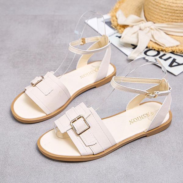 flat sandals woman 2021 summer fashion women's beach buckle casual round head open toe, Black
flat sandals woman 2021 summer fashion women's beach buckle casual round head open toe, Black