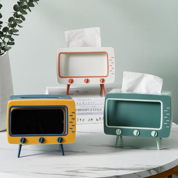 tissue boxes & napkins nodic box storage multifunctional creative paper pumping phone holder dust-proof household tv shape
tissue boxes & napkins nodic box storage multifunctional creative paper pumping phone holder dust-proof household tv shape