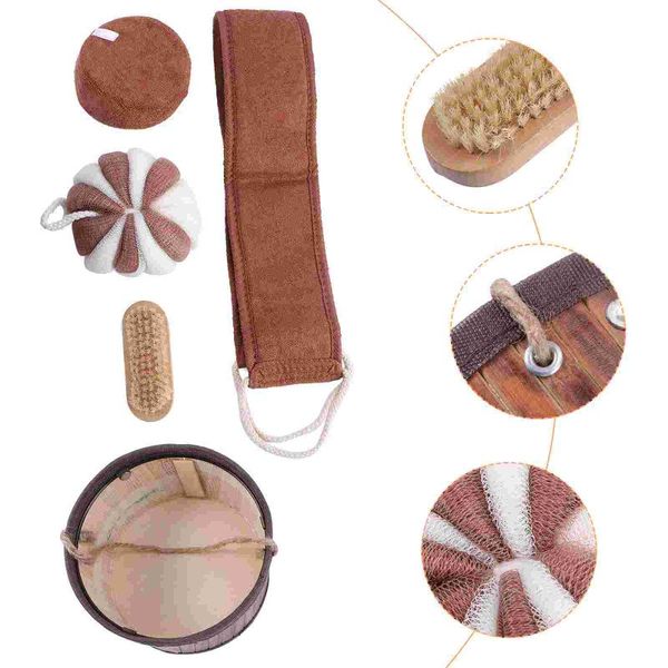bath accessory set 5pcs/set scrubbing supply bathroom bathing tool(light brown)
bath accessory set 5pcs/set scrubbing supply bathroom bathing tool(light brown)
