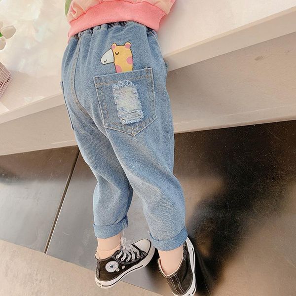 children's jeans 2021 spring autumn baby girls korean casual denim pants kids loose cartoon trousers for 2-8 y, Blue
children's jeans 2021 spring autumn baby girls korean casual denim pants kids loose cartoon trousers for 2-8 y, Blue