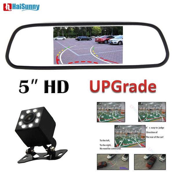 car video haisunny 5 inch rearview mirror monitor with night vision dynamic trajectory rear view vehicle reverse backup camera
car video haisunny 5 inch rearview mirror monitor with night vision dynamic trajectory rear view vehicle reverse backup camera