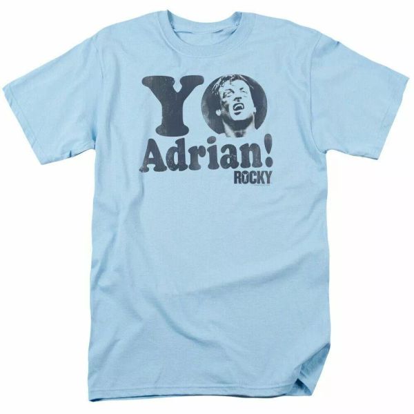 rocky yo adrian t shirt mens licensed boxing movie creed balboa light blue, White;black
rocky yo adrian t shirt mens licensed boxing movie creed balboa light blue, White;black