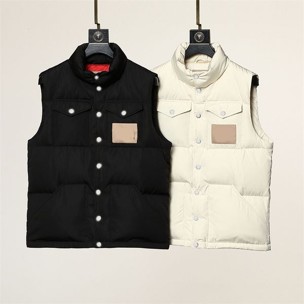 designer fashionable down vest men's and women's thick outerwear essential m-3xl size@11, Black;white
designer fashionable down vest men's and women's thick outerwear essential m-3xl size@11, Black;white
