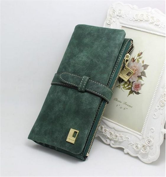 wallets er fashion women drawstring nubuck leather zipper wallet women's long design purse two fold more color clutch, Red;black
wallets er fashion women drawstring nubuck leather zipper wallet women's long design purse two fold more color clutch, Red;black
