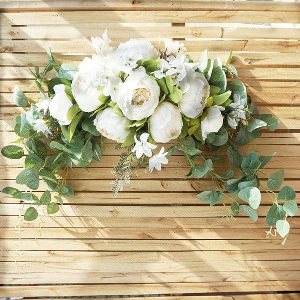decorative flowers & wreaths artificial wreath door threshold flower diy wedding home living room party pendant wall decor christmas garland
decorative flowers & wreaths artificial wreath door threshold flower diy wedding home living room party pendant wall decor christmas garland