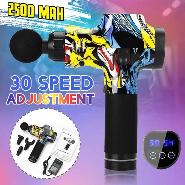 massage gun 30 speeds lcd electric fascia muscle massager high frequency vibration body athlete therapy device with 4 heads
massage gun 30 speeds lcd electric fascia muscle massager high frequency vibration body athlete therapy device with 4 heads
