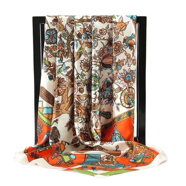 scarves 2021luxury 90cm square for women fashion summer satin silk scarf female shawl bandana head large hijab scarfs ladies, Blue;gray
scarves 2021luxury 90cm square for women fashion summer satin silk scarf female shawl bandana head large hijab scarfs ladies, Blue;gray