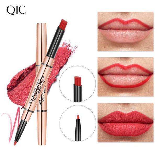 lip pencils qic double headed 2 in 1 lipstick waterproof matte liner pen long lasting 6 colors easy makeup
lip pencils qic double headed 2 in 1 lipstick waterproof matte liner pen long lasting 6 colors easy makeup