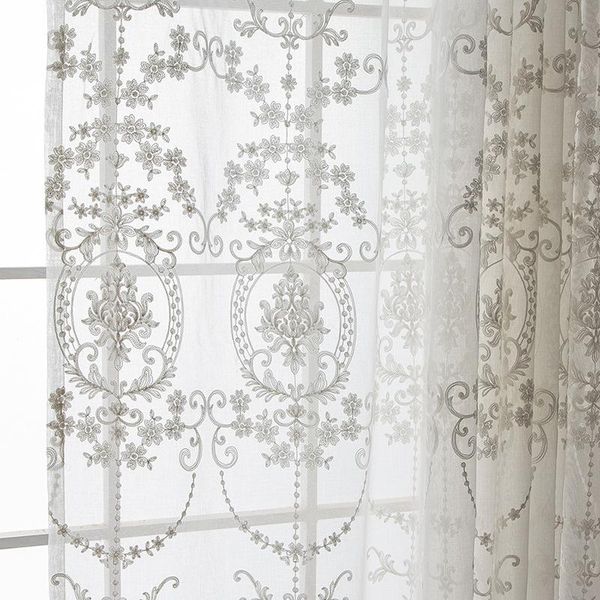 european style embroidery white gauze embroidered window curtain bedroom living room balcony & drapes
european style embroidery white gauze embroidered window curtain bedroom living room balcony & drapes