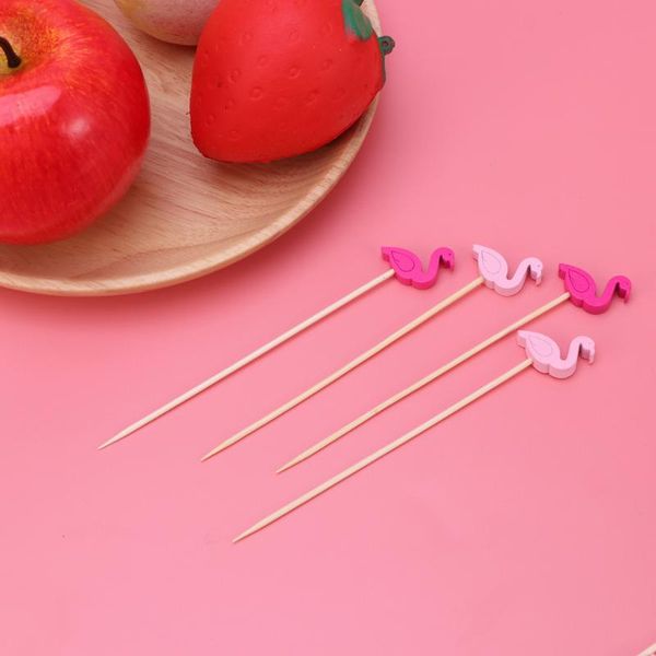 forks 2 pack cocktail picks disposable fruit sticks creative bamboo toothpicks for party supplies (flamingo, about 100pcs/pack)
forks 2 pack cocktail picks disposable fruit sticks creative bamboo toothpicks for party supplies (flamingo, about 100pcs/pack)