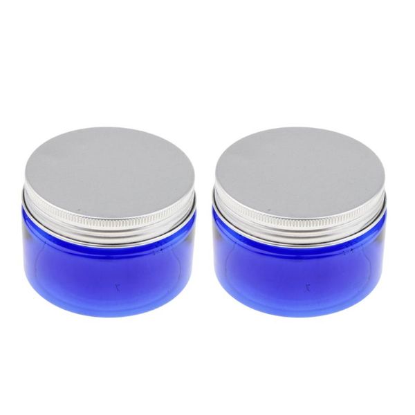 2x plastic makeup jars with lids round powder cream cosmetic pots container pot storage bottles &
2x plastic makeup jars with lids round powder cream cosmetic pots container pot storage bottles &