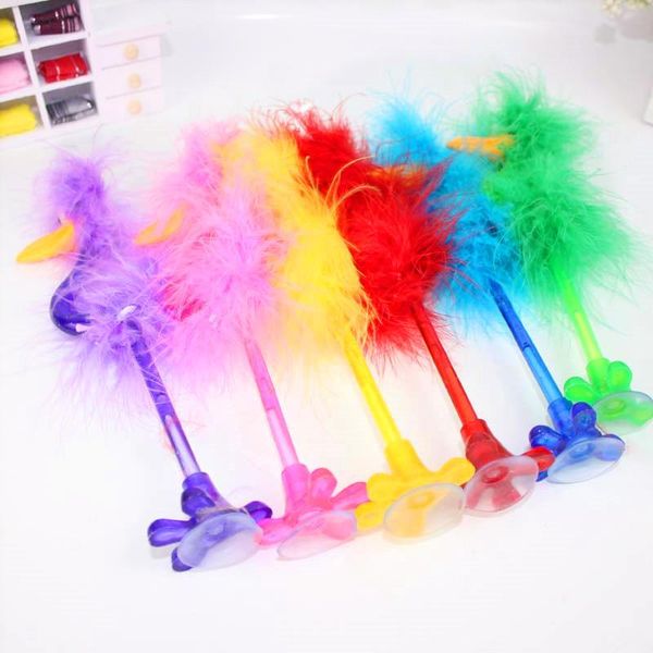 ballpoint pens creative cartoon ostrich animal shape cute pen 0.7mm kawaii feather blue ink office writing student stationery, Blue;orange
ballpoint pens creative cartoon ostrich animal shape cute pen 0.7mm kawaii feather blue ink office writing student stationery, Blue;orange