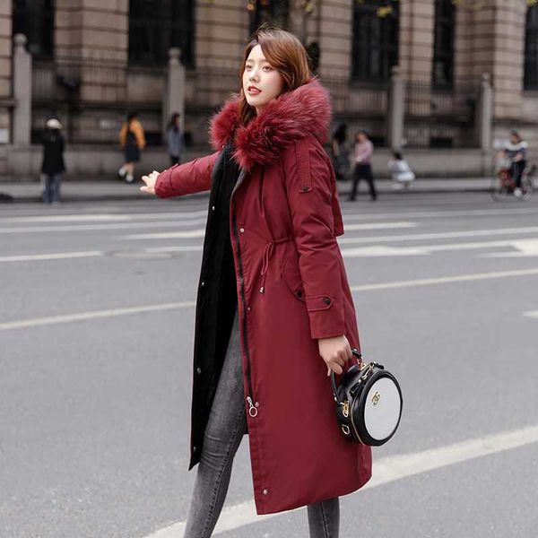 women's down & parkas isenmal fashion warm coat winter jacket women plus size 3xl slim long cotton female big fur hooded parka mujer, Black
women's down & parkas isenmal fashion warm coat winter jacket women plus size 3xl slim long cotton female big fur hooded parka mujer, Black
