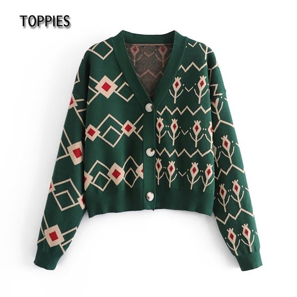 ies fashion woman green jacquard cardigan argyle sweater v-neck short knitted jacket female cardigan sweaters 210412, White;black
ies fashion woman green jacquard cardigan argyle sweater v-neck short knitted jacket female cardigan sweaters 210412, White;black