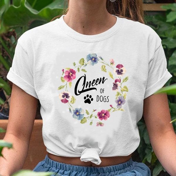 graphic dog paw fashion floral women pet flower spring summer 90s printing print female lady clothes tees t shirt, White
graphic dog paw fashion floral women pet flower spring summer 90s printing print female lady clothes tees t shirt, White