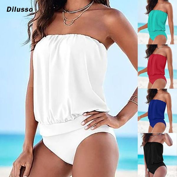women's swimwear 2021 women strapless bandeau tankini beach swimsuit bikinis bathing set brazilian bikini, White;black
women's swimwear 2021 women strapless bandeau tankini beach swimsuit bikinis bathing set brazilian bikini, White;black