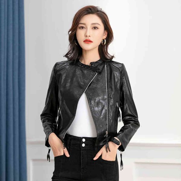 leather jacket high fashion men belt motorcycle spring and autumn small stand collar zipper long sleeve slim coat, Black
leather jacket high fashion men belt motorcycle spring and autumn small stand collar zipper long sleeve slim coat, Black