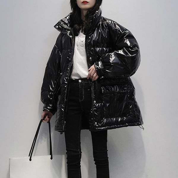 90% white duck down jacket winter coat women snow clothes loose long female feather parka puffer jackets oversize, Black
90% white duck down jacket winter coat women snow clothes loose long female feather parka puffer jackets oversize, Black