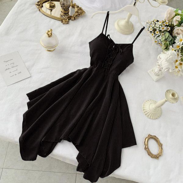 2021fmfssom 2021 women spaghetti strap dresses summer female v neck sleeveless high waist dress ladys sash tie up dress, Black;gray
2021fmfssom 2021 women spaghetti strap dresses summer female v neck sleeveless high waist dress ladys sash tie up dress, Black;gray
