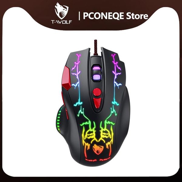 mice t-wolf wired gaming mouse 7 button rgb 6400dpi usb computer gamer e-sport crack mause with backlight for pc laptop
mice t-wolf wired gaming mouse 7 button rgb 6400dpi usb computer gamer e-sport crack mause with backlight for pc laptop