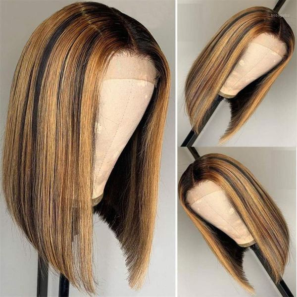 short highlight 360 lace front human hair bob wigs with baby for women pre plucked ombre honey blonde brazilian virgin1, Black;brown
short highlight 360 lace front human hair bob wigs with baby for women pre plucked ombre honey blonde brazilian virgin1, Black;brown