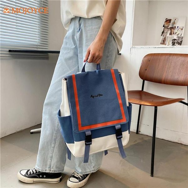backpack style female fashion pack women's daypack retro women canvas contrast color large capacity rucksack shoulder bags
backpack style female fashion pack women's daypack retro women canvas contrast color large capacity rucksack shoulder bags