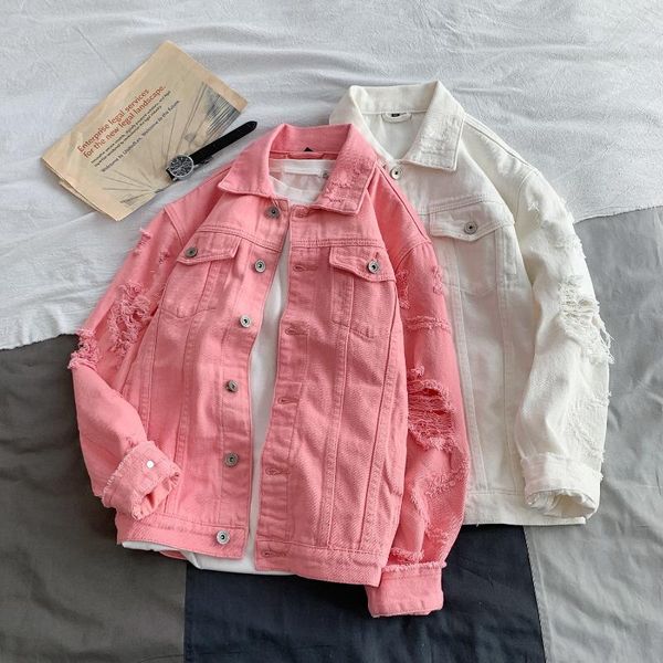 men's jackets jaqueta masculino spring denim jacket men turn down collar simple slim fit long sleeve hole jeans, Black;brown
men's jackets jaqueta masculino spring denim jacket men turn down collar simple slim fit long sleeve hole jeans, Black;brown