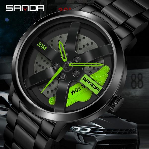wristwatches sanda fashion mens watches steel hollow dial wheel design sports quartz watch men relogio masculino p1061, Slivery;brown
wristwatches sanda fashion mens watches steel hollow dial wheel design sports quartz watch men relogio masculino p1061, Slivery;brown