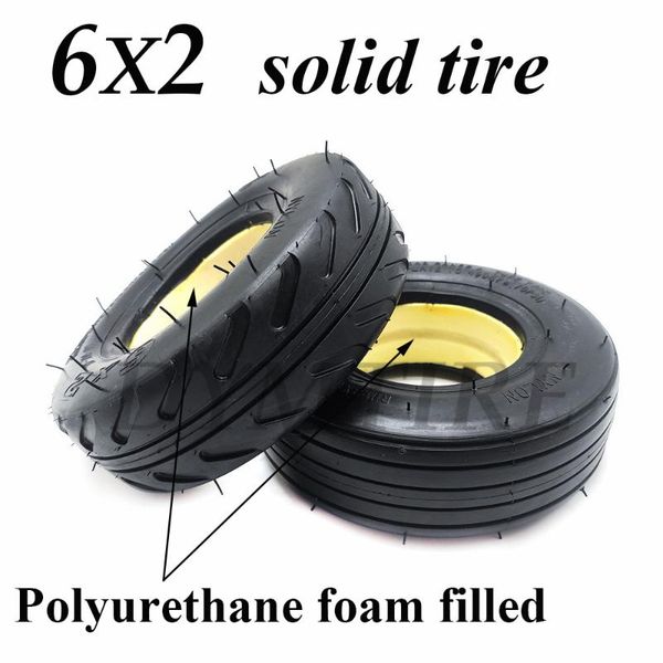 motorcycle wheels & tires explosion proof 6x2 inch solid tire for mini electric scooter tubeless foam filled tyre
motorcycle wheels & tires explosion proof 6x2 inch solid tire for mini electric scooter tubeless foam filled tyre