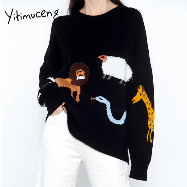 yitimuceng sweater women embroidery animal japanese fashion plus size winter clothes knit cute o-neck pullovers casual 210601, White
yitimuceng sweater women embroidery animal japanese fashion plus size winter clothes knit cute o-neck pullovers casual 210601, White