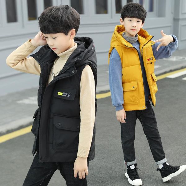 waistcoat boys cotton autumn and winter children's padded vest jacket hooded, Camo
waistcoat boys cotton autumn and winter children's padded vest jacket hooded, Camo