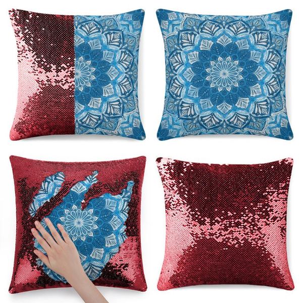 pillow case boho mandala in monochrome blue and white sequins pillowcase glitter reversible decorative cover bohemian gradient
pillow case boho mandala in monochrome blue and white sequins pillowcase glitter reversible decorative cover bohemian gradient