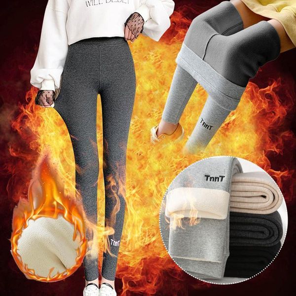 women's leggings warm and thickened cashmere wear in winter high waist lamb pants cold resistant trousers, Black
women's leggings warm and thickened cashmere wear in winter high waist lamb pants cold resistant trousers, Black