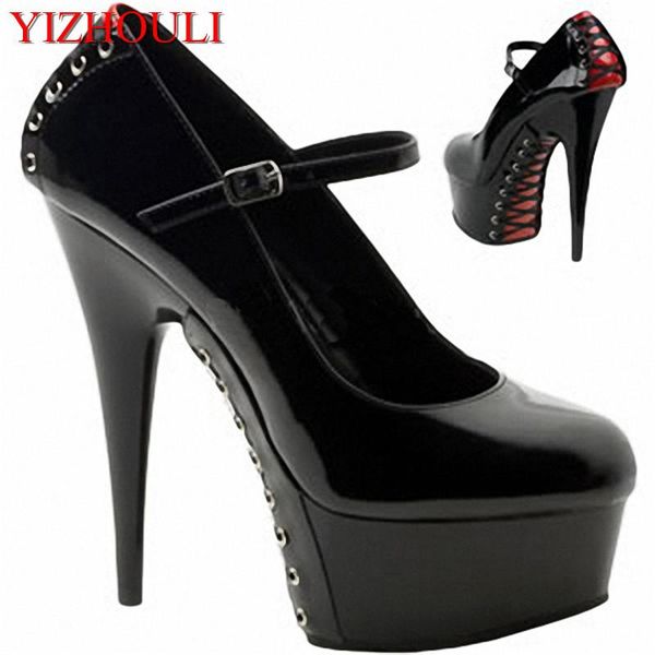 fashion plus size women's single shoes package with 15cm high-heeled cross bandage 6 inch heels dress, Black
fashion plus size women's single shoes package with 15cm high-heeled cross bandage 6 inch heels dress, Black