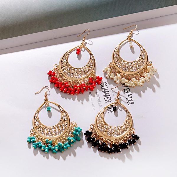 dangle & chandelier jewelry women boho style silver color orange bead tassel earring heart shape fashion earrings
dangle & chandelier jewelry women boho style silver color orange bead tassel earring heart shape fashion earrings