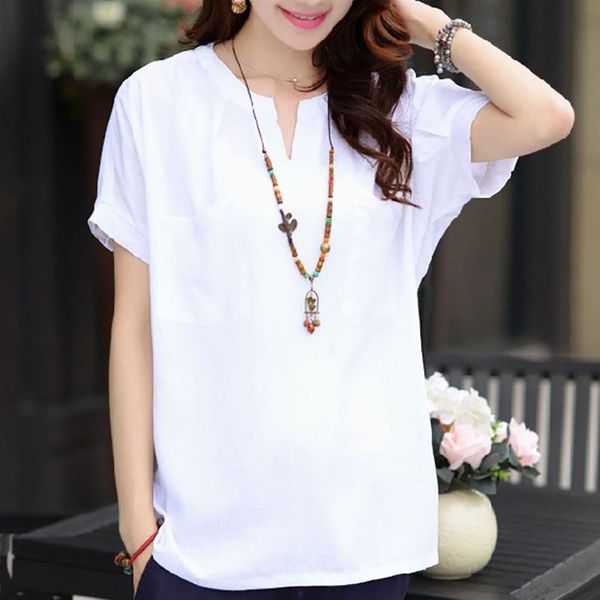 women's blouses & shirts white shirt solid v-neck casual loose et chemises ladies women chemisier femme pullover blusas mujer
women's blouses & shirts white shirt solid v-neck casual loose et chemises ladies women chemisier femme pullover blusas mujer