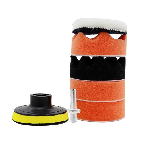7pcs drill buffing sponge pads car foam polishing kit for buffer polisher sanding waxing sealing glaze
7pcs drill buffing sponge pads car foam polishing kit for buffer polisher sanding waxing sealing glaze